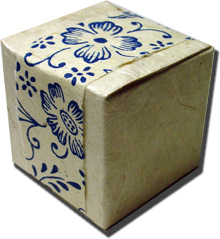 Lotka Seeded Favor Box - Blue Garden