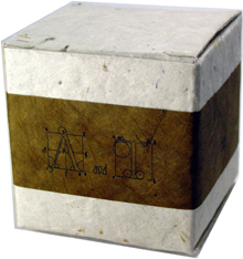 Lotka Seeded Favor Box - Initials and Date