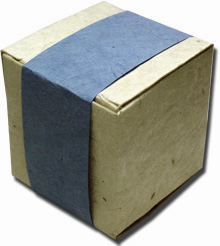 Lotka Seeded Favor Box - Periwinkle
