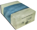 handmade seeded gift box with periwinkle embellishment strip
