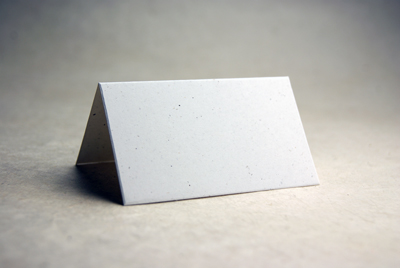 recycled paper escort card