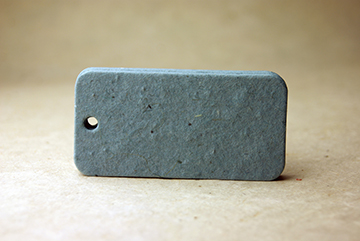 blank small rounded seed paper tags