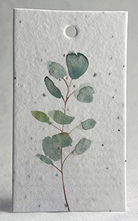 holiday seed paper tags