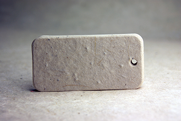 blank small rounded seed paper tags