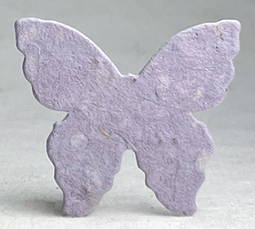 lavender butterfly seed paper
