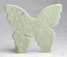 Green butterfly seed paper