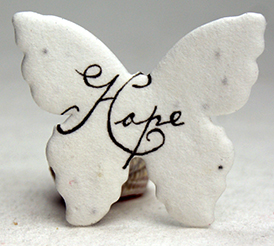  hope butterfly seed paper
