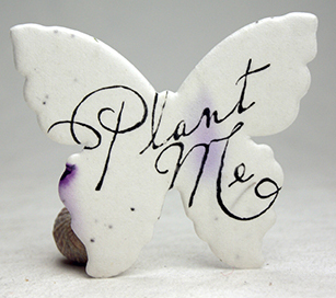 plant me butterfly seed paper