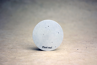 circle seed paper tags