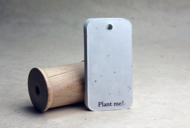 Plant me - printed on back.