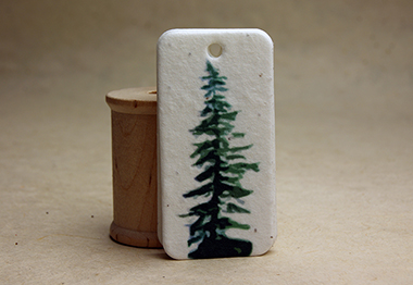 tree seed paper tag