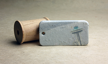 seattle space needle seed paper tag