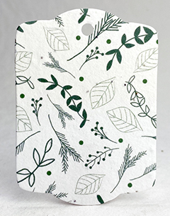 greens tag seed paper wildflower