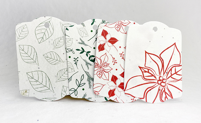 sketch tag seed paper wildflower