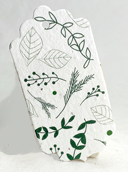 Holiday Greens tag