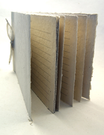 lotka handmade paper guestbook