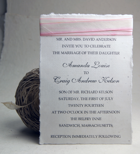 5X7 Wedding Invitation Paper 1