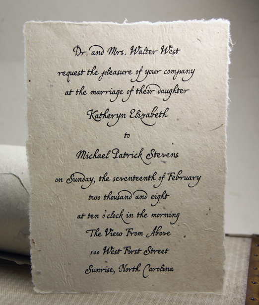 5X7 Wedding Invitation Paper 2