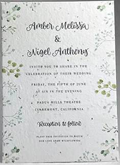 eucalyptus invitation
