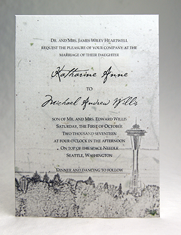 29s seed paper invitation 5x7