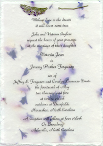 Handmade Invitations