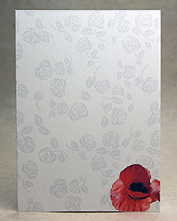 Red Poppy and Roses