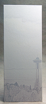 Space Needle, on felt