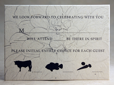 grey dahlia with stock reply printing