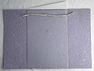 7x10 cotton invitation print at home