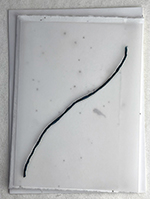 6x12 cotton invitation print at home