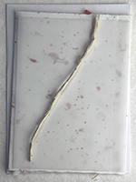 6x12 cotton invitation print at home