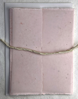 6x9 cotton invitation print at home