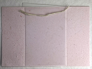 7x10 cotton invitation print at home