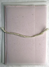 7x12 cotton invitation print at home