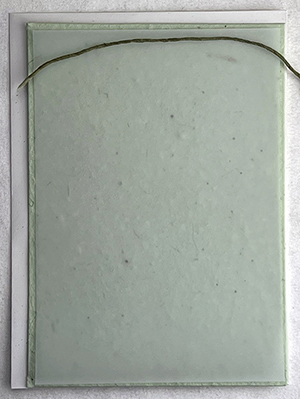 5x7 cotton invitation print at home