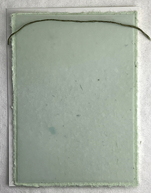 5x7 cotton invitation print at home