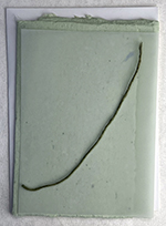 6x12 cotton invitation print at home