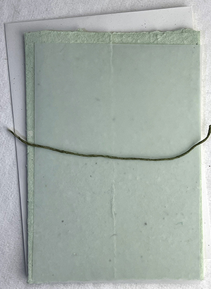 7x10 cotton invitation print at home