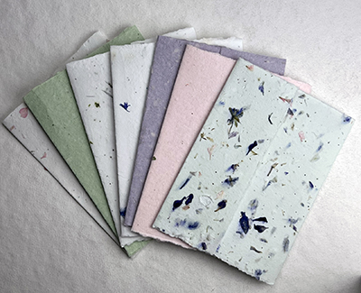 7x10 cotton invitation - printed example