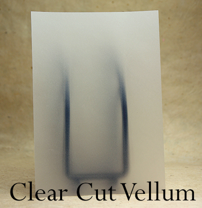 Clear Cut Invitation Vellum for printing at home