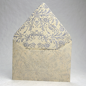 silver filigree envelope