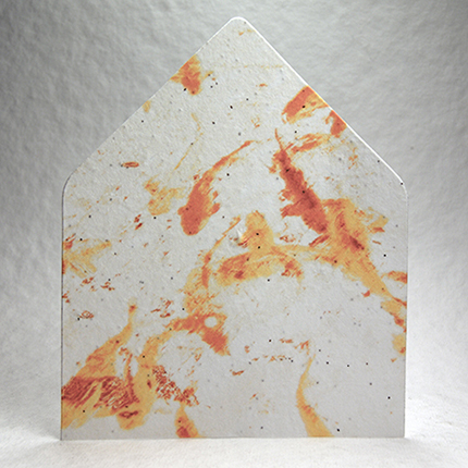 Recycled baronial flap envelope