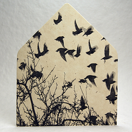Recycled baronial flap envelope