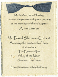 Click to order our biodegradable seed paper invitations