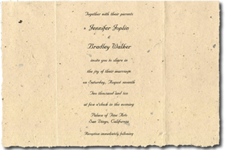 6x9 lotka seeded bifold invitation