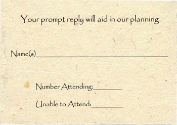 Lotka Pre Printed Reply Card