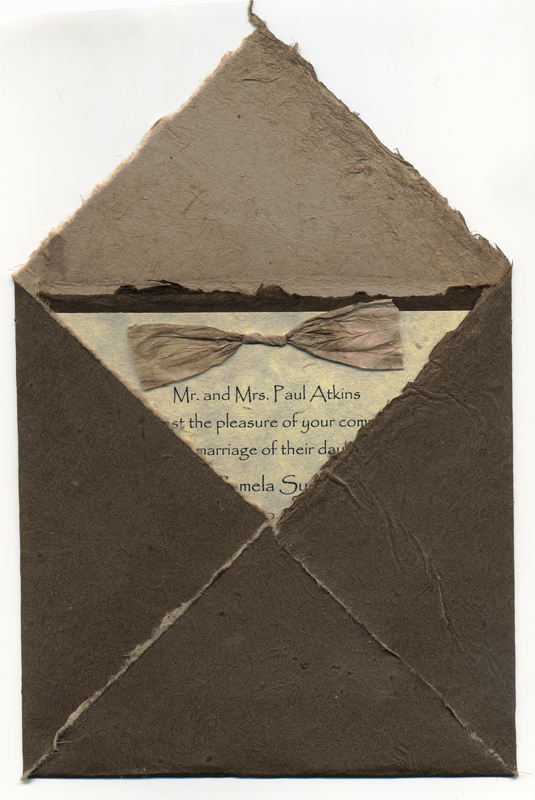 Lotka Wrap For 6x6" Square invitations(Sequoia Wrap)