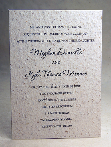 38s seed paper invitation 5x7