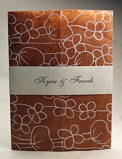 poppy invitation wrap