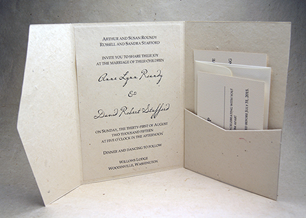 pocketfold invitation